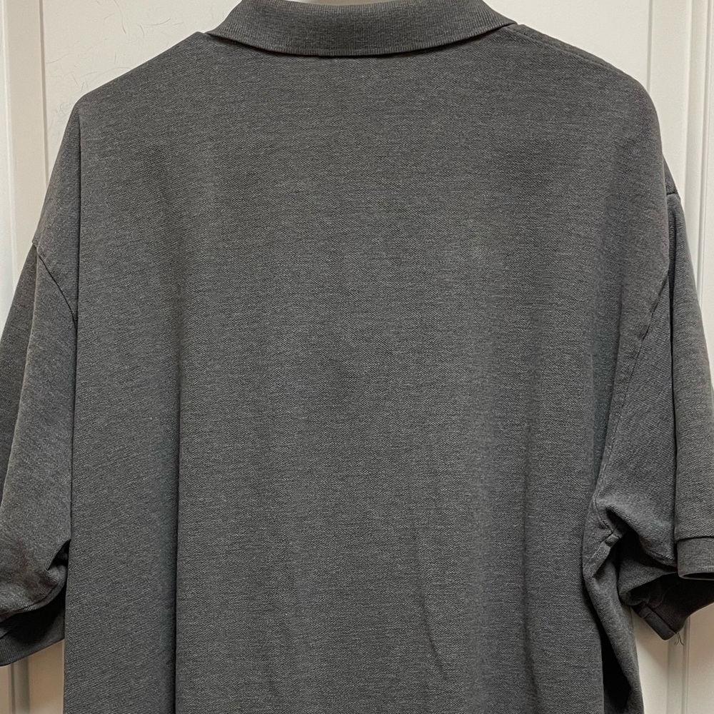Ralph Lauren Polo Mens Sz XXL Solid Dark Gray Shirt Classic Preppy 90s 80s Y2K - Picture 3 of 7